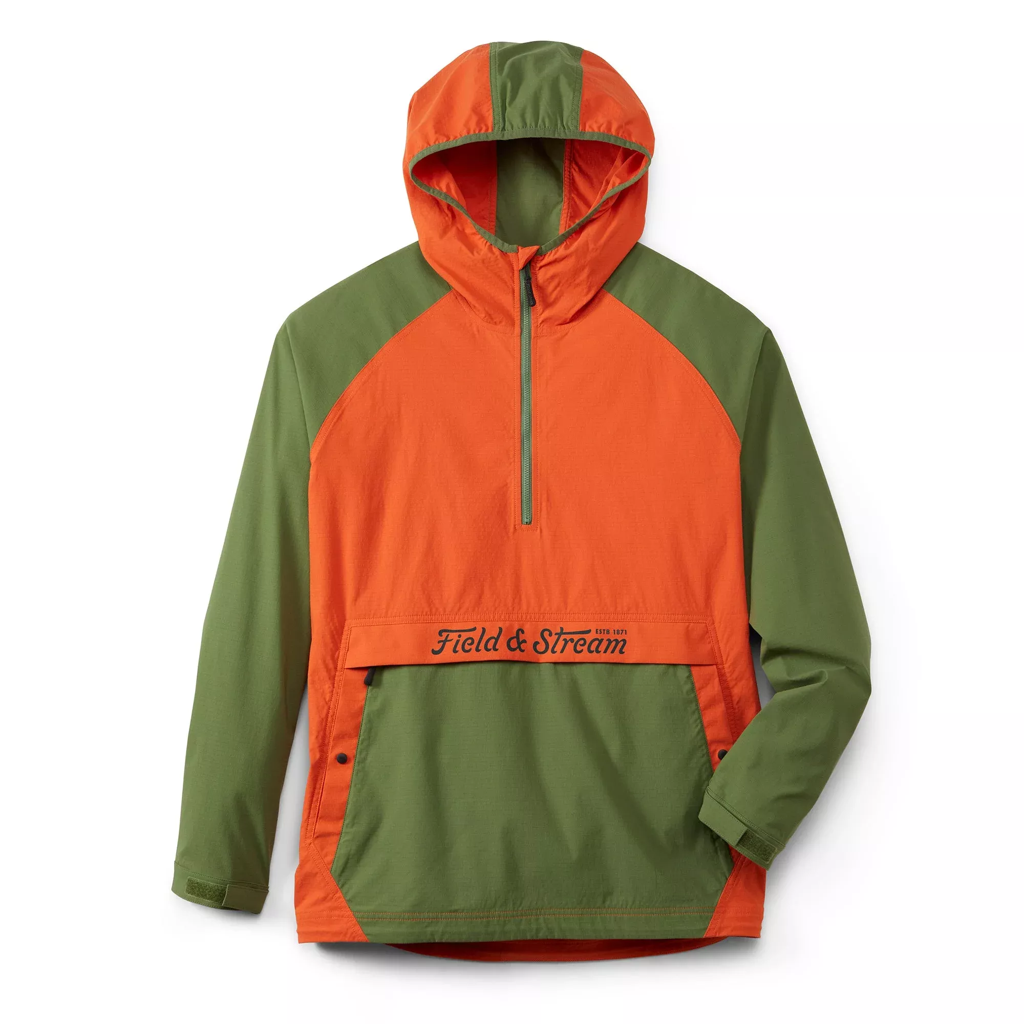 Orange/Olive Anorak Jacket