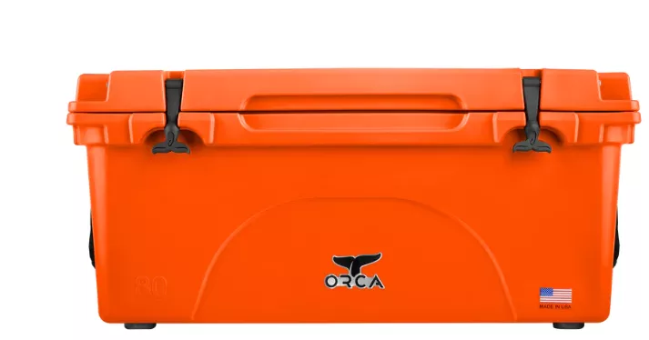 ORCA 80 Quart Cooler – Blaze Orange #ORCBZO080