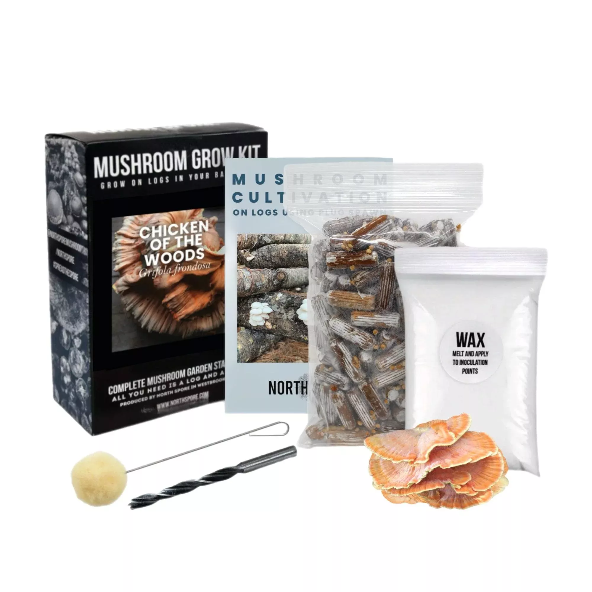 Organic Chicken of the Woods Mushroom Log Kit