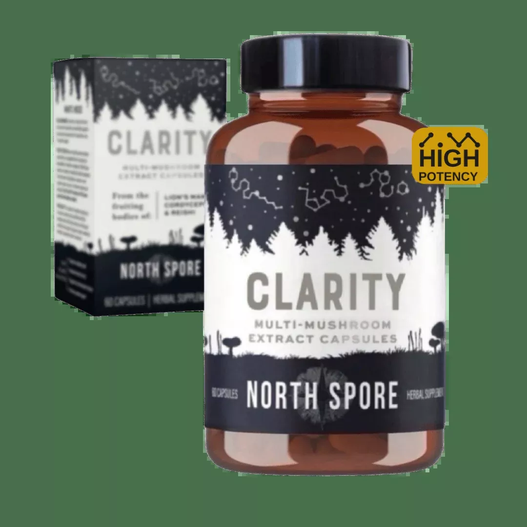 Organic ‘Clarity’ Mushroom Capsules (High Potency)