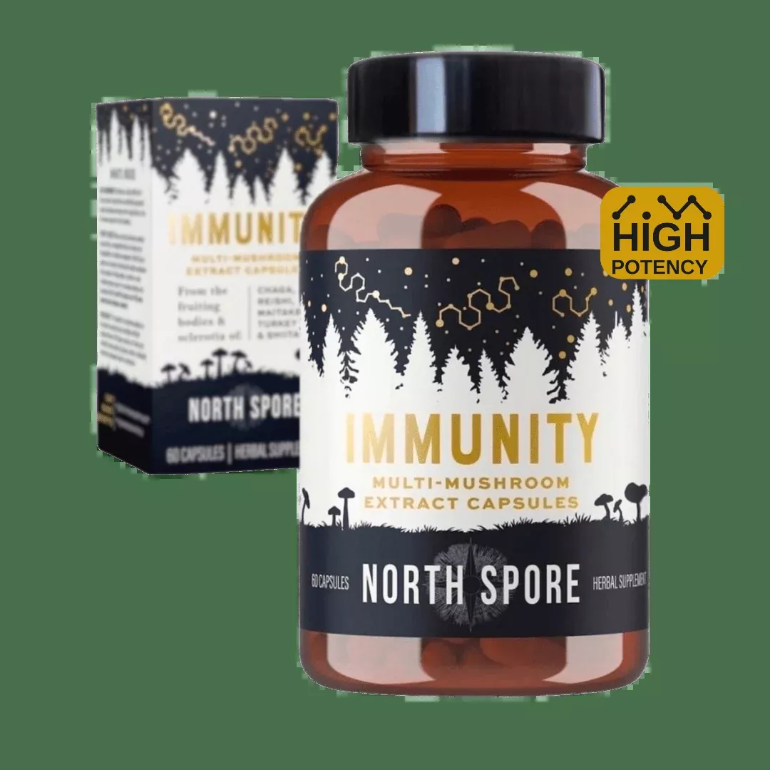 Organic ‘Immunity’ Mushroom Capsules (High Potency)