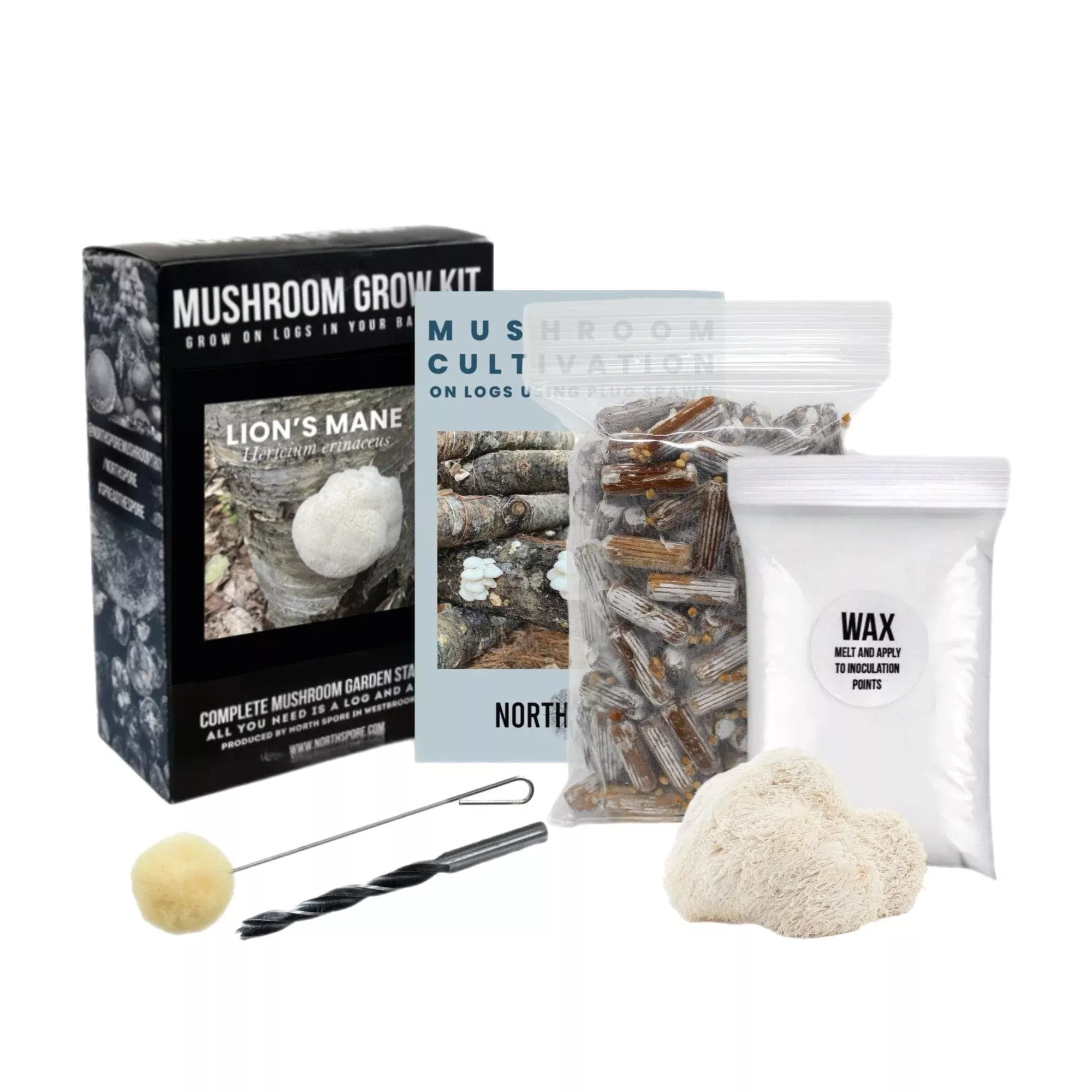 Organic Lion’s Mane Mushroom Log Kit