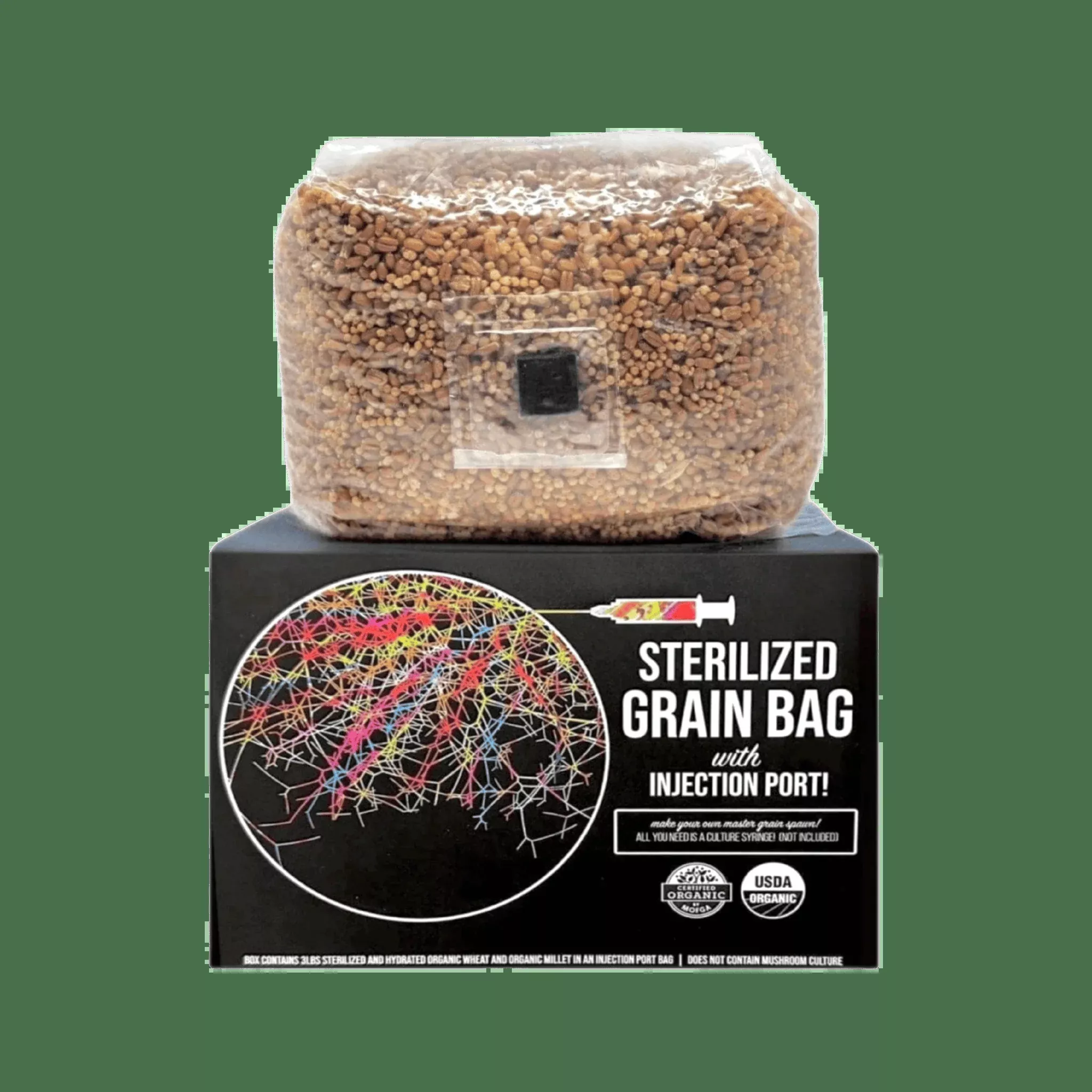 Organic Sterilized Grain Bag with Injection Port