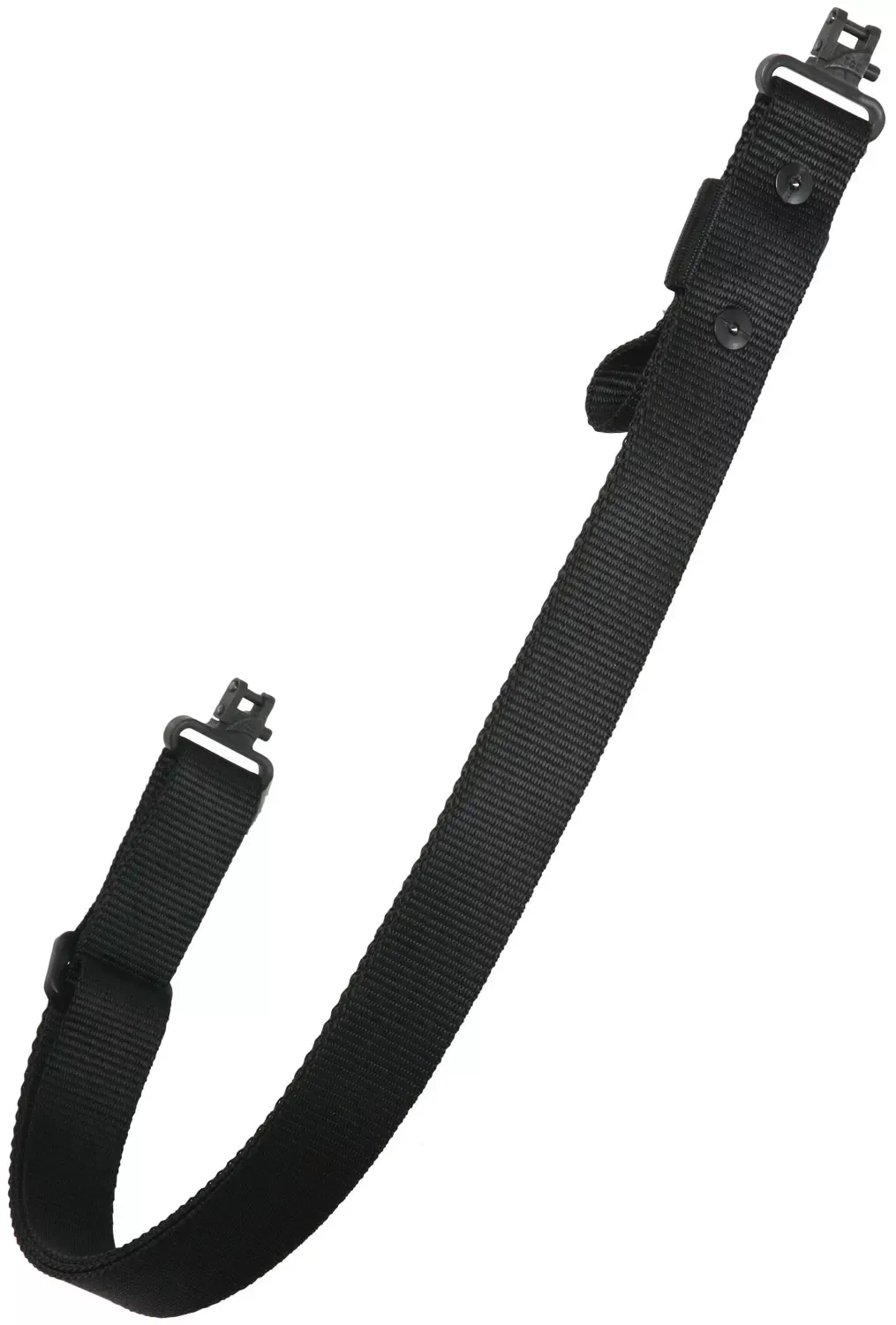 Outdoor Connection Original Super-Sling 2+ 1.25″ W x 28″-37″ L Adjustable Black Nylon Webbing with Talon QD Swivels for Rifle/Shotgun