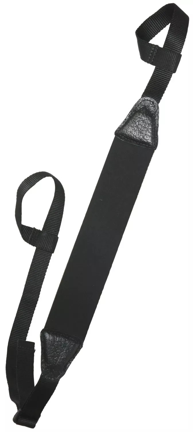 Outdoor Connection Universal Sling with Loops 3″ W Adjustable Black Neoprene w/Nylon Webbing for Rifle/Shotgun