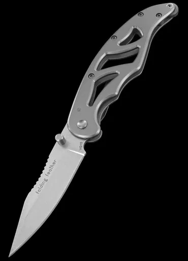 Outdoor Element Feather Folding Knife