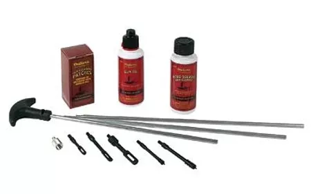 Outers Universal Rifle Cleaning Kit Aluminum Rod Clamshell Pack #60022