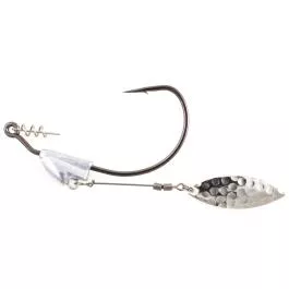 Owner Flashy Swimmer - Silver WillowLeaf Blades - 1/0 - 1/8 oz.