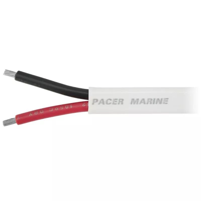 Pacer 14/2 AWG Duplex Cable – Flat Cable – Red/Black – 500′