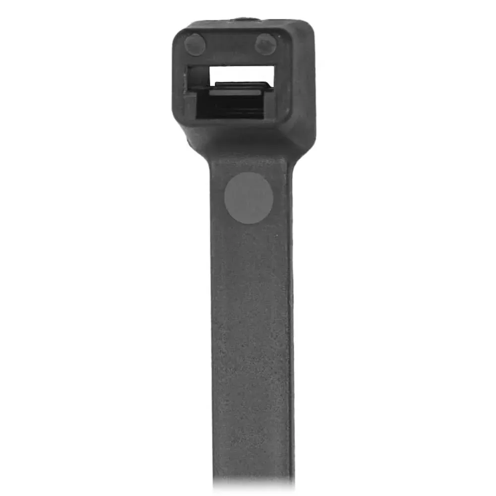 Pacer 8 Cable Tie – Black – 50lb Tensile Strength – 2 Bundle Diameter – 100 Piece Bag