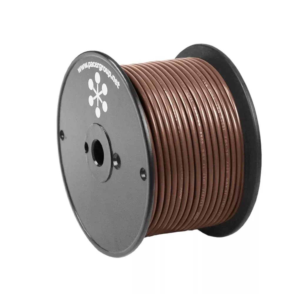 Pacer Brown 16 AWG Primary Wire – 100