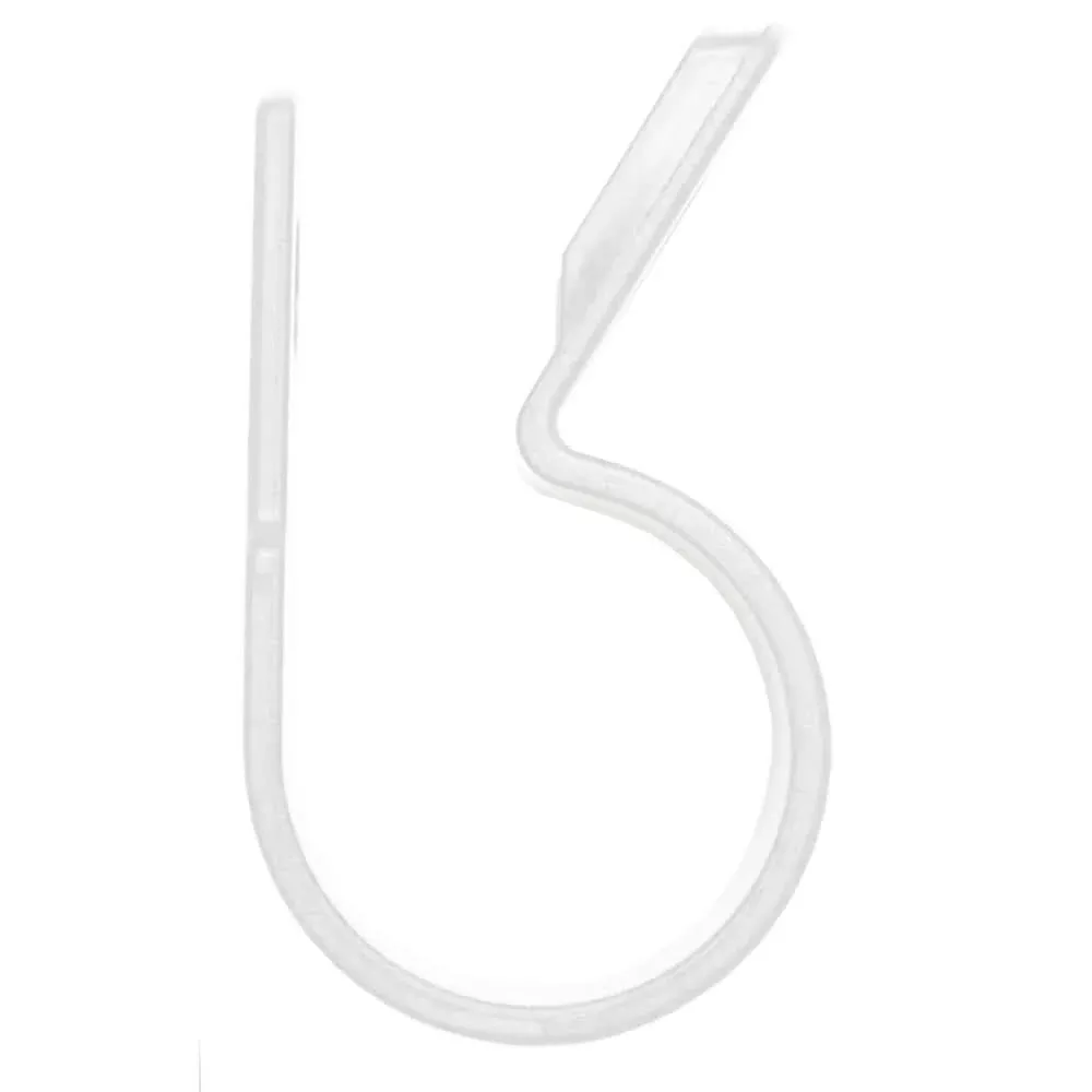 Pacer Nylon C-Clamps – 1 – Natural Color – 25 Pack