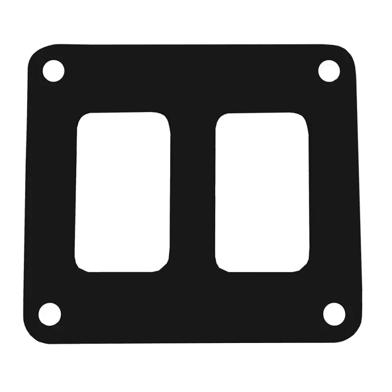 Pacer Switch Panel – 2 Switch1 Row – 3 x 2.75 – Black Powder Coated Aluminum