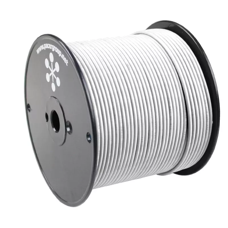 Pacer White 12 AWG Primary Wire – 500