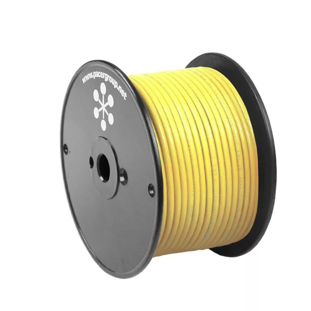 Pacer Yellow 12 AWG Primary Wire – 100