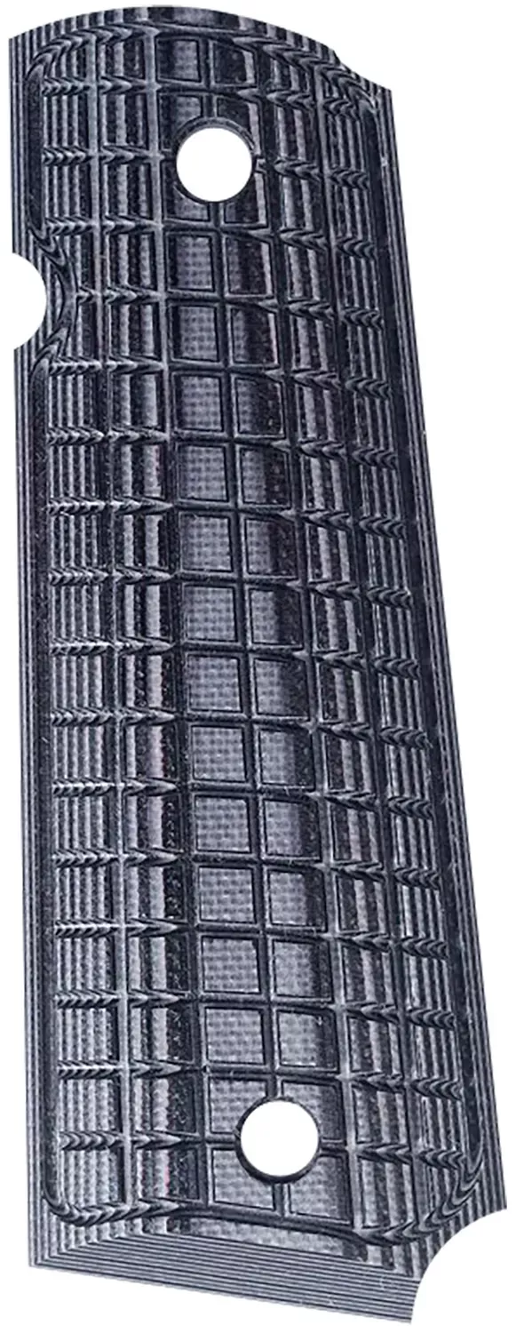 Pachmayr Tactical Grip Checkered Black & Gray G10 Panels for 1911