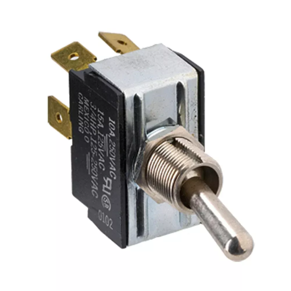 Paneltronics DPDT (ON)/OFF/(ON) Metal Bat Toggle Switch – Momentary Configuration