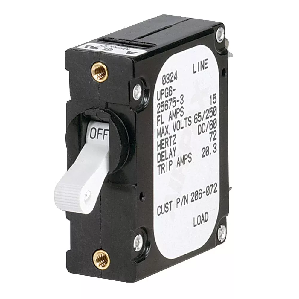 Paneltronics ‘A’ Frame Magnetic Circuit Breaker – 5 Amps – Single Pole