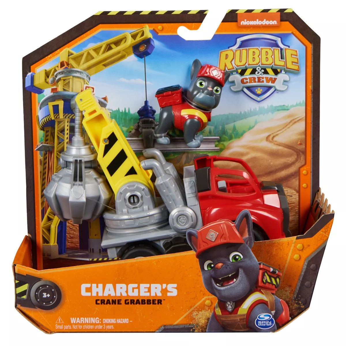 Paw Patrol Rubble And Crew Core Vehicle Charger’s Crane Grabber