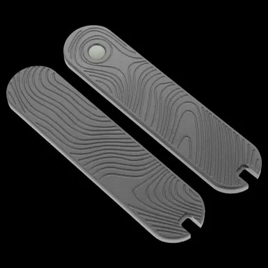 PDW Ti-SAK Mini 58mm Scales Topo Titanium