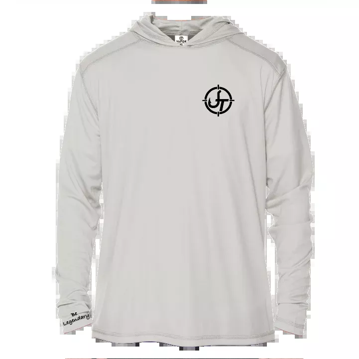 Pearl Grey Solar Hooded Long Sleeve