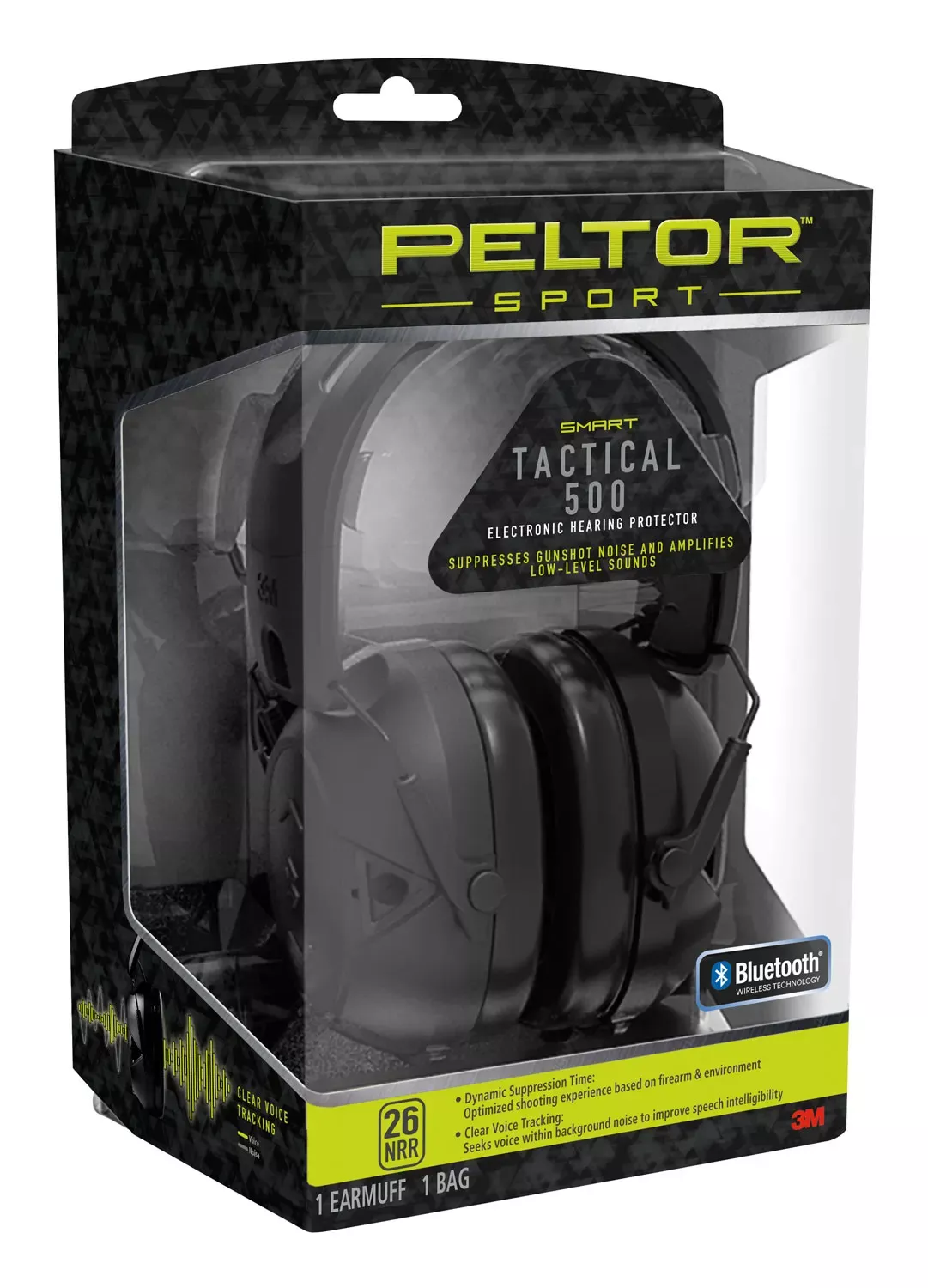 PeltorSport Tactical 500 with Bluetooth 26 dB Over the Head