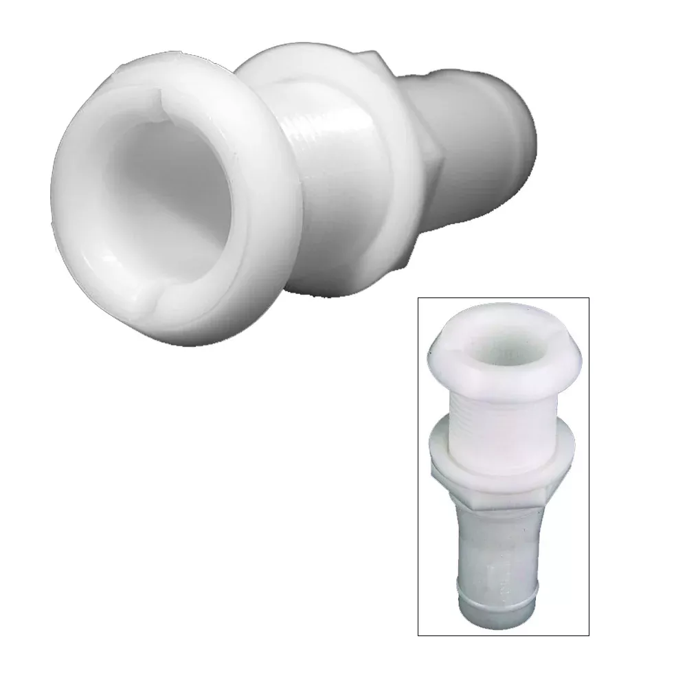 Perko 3/4″ Thru-Hull Fitting f/Hose – Plastic Narrow Flange [0301DP5]