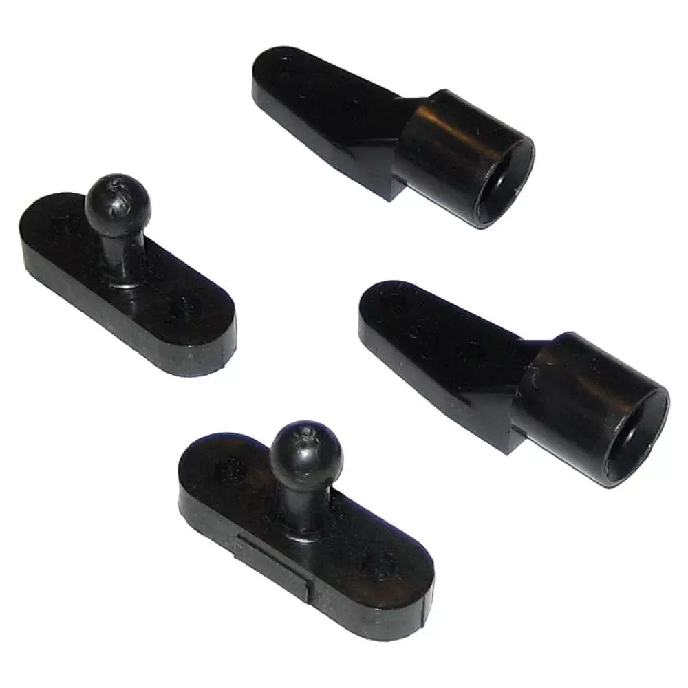 Perko Door Catches – Black Nylon – Pair [0559DP]