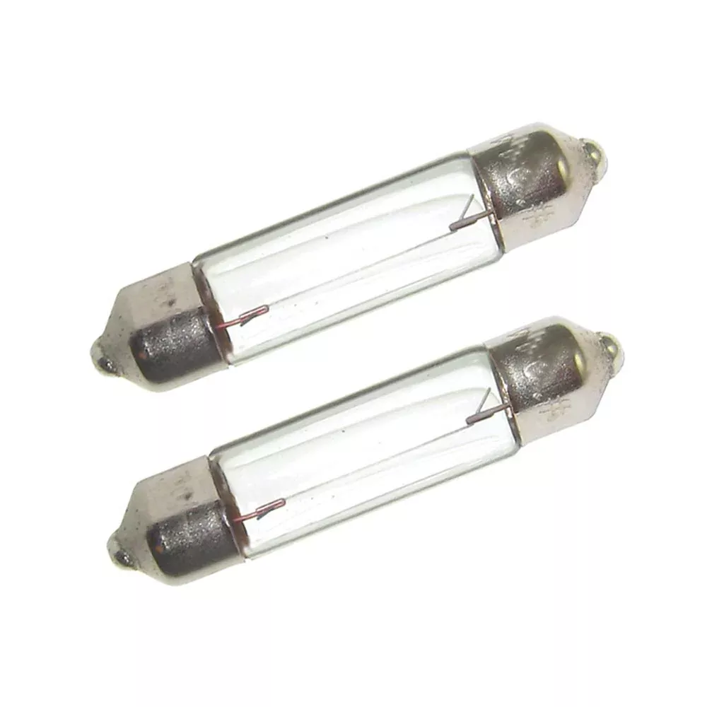 Perko Double Ended FestoonBulbs – 24V, 10W, .40A – Pair [0072DP1CLR]