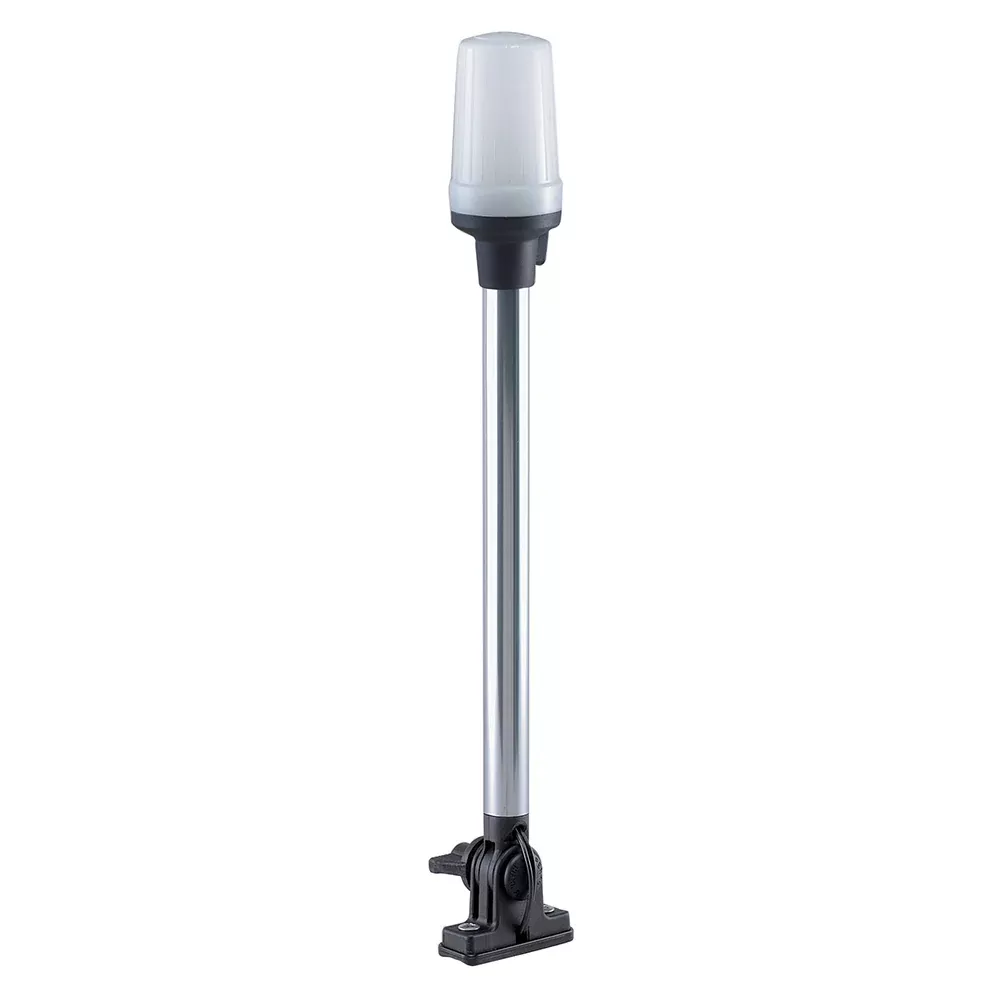 Perko Fold Down All-Round Pole Light – Vertical Mount – White [1137DP0CHR]