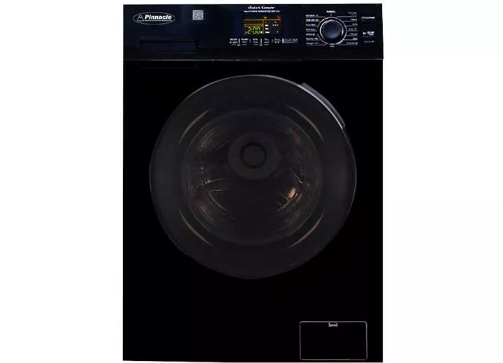 Pinnacle Super Combo Washer-Dryer, 15lbs Black• 22-4600 L B