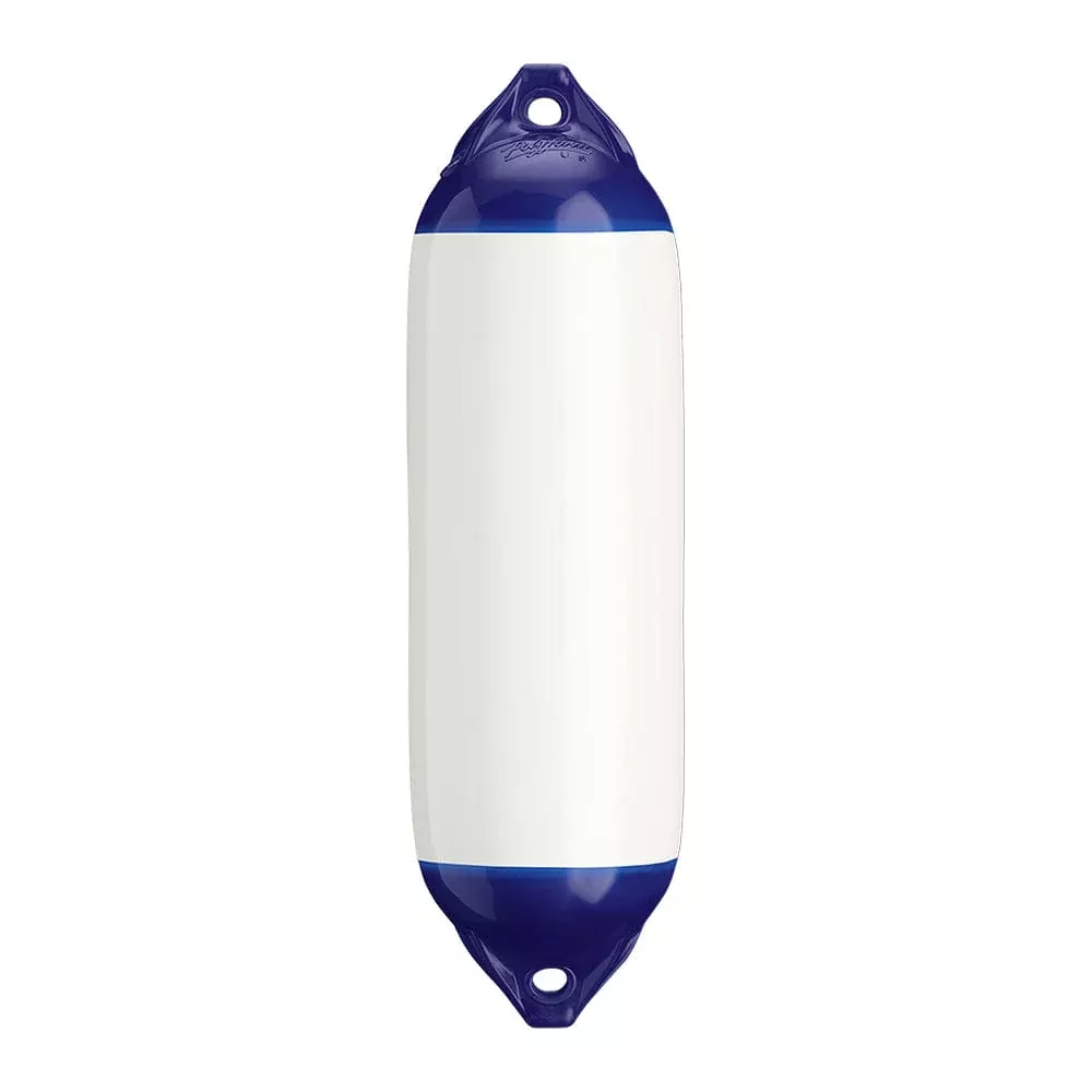 Polyform F-02 Twin Eye Fender 7.5″ x 26″ – White