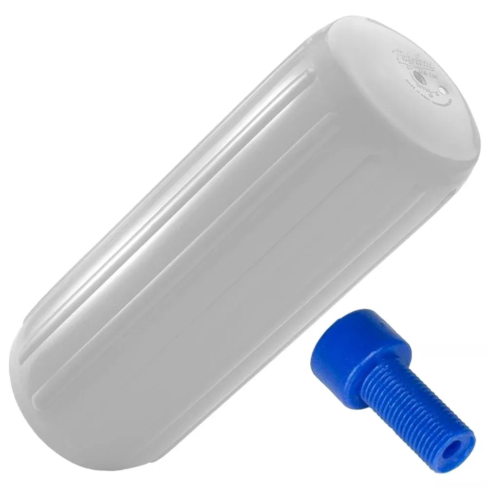 Polyform HTM-4 Hole Through Middle Fender 13.5″ x 34.8″ – White w/Air Adapter