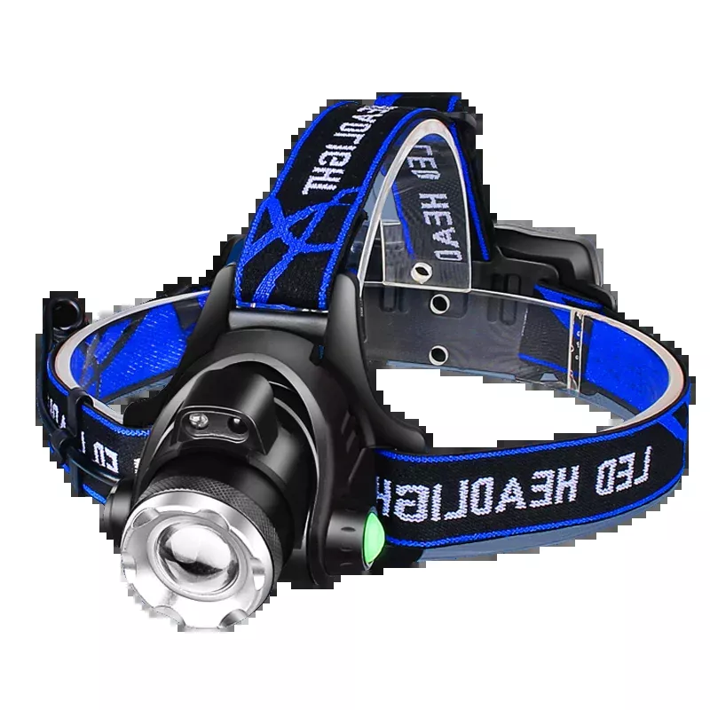 Powerful LED Headlamp Zoomable Rechargeable Waterproof for Camping Fishing