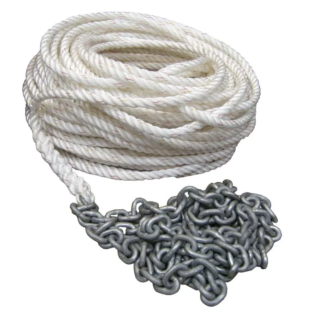 Powerwinch 150′ of 1/2″ Rope 10′ of 1/4″ HT Chain Rode