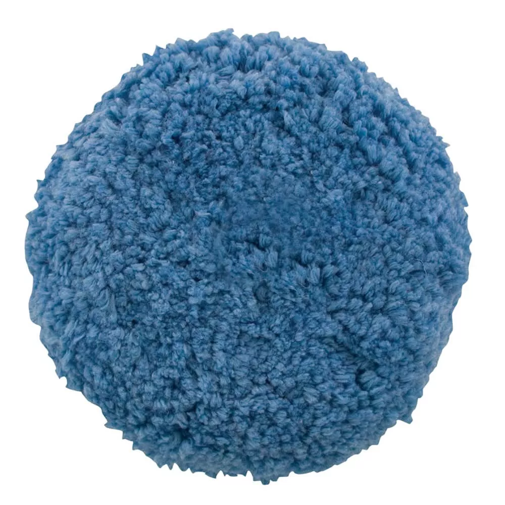 Presta Blue Blended Wool Medium Cutting Pad – 9″ Screw-On Pad [890164]