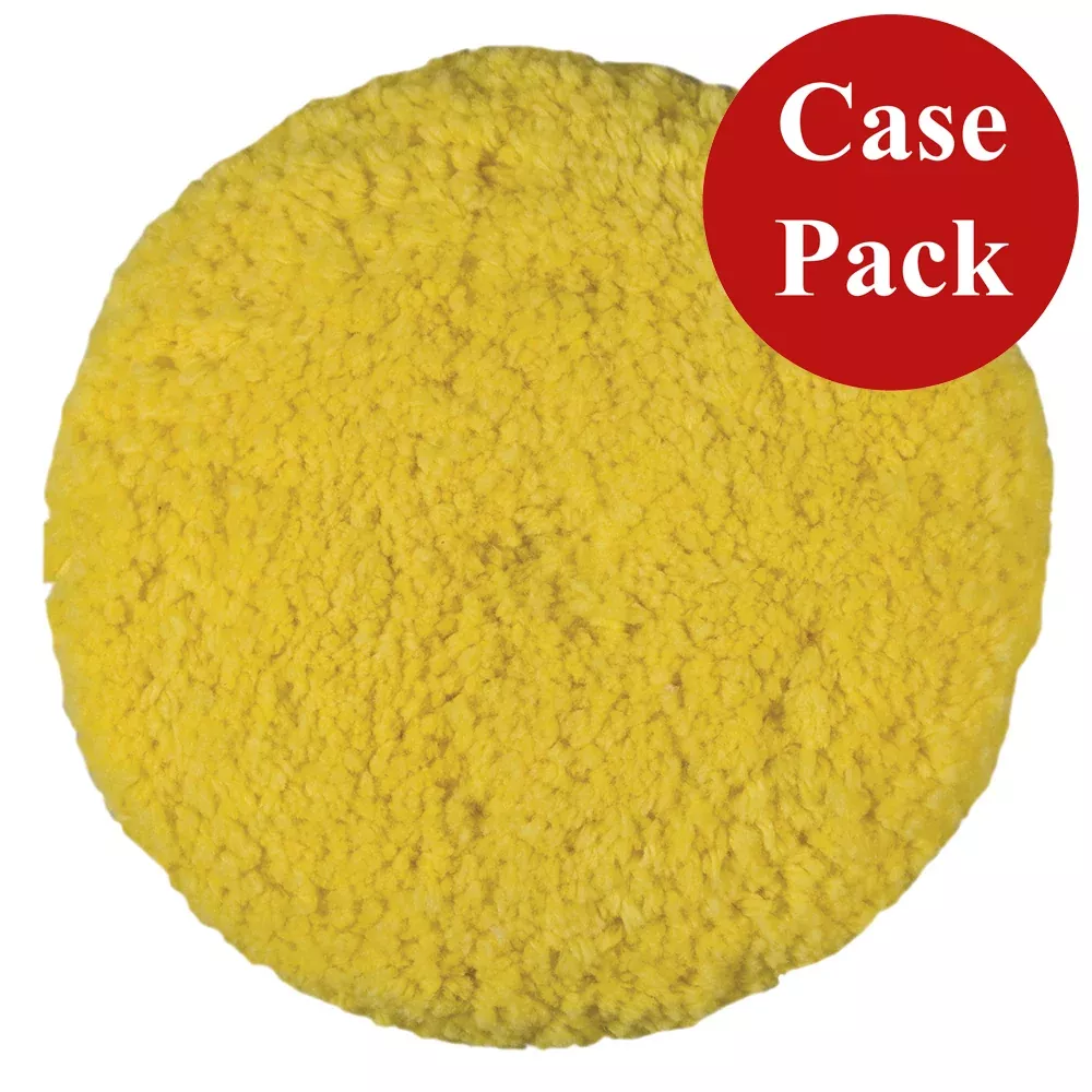 Presta Rotary Blended Wool Buffing Pad – Yellow Medium Cut – *Case of 12* [890142CASE]