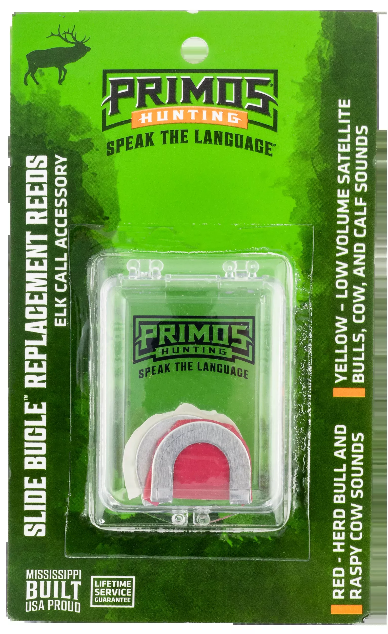 Primos Slide Bugle Replacement Diaphragm Red/Yellow – Pack