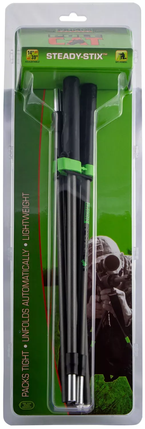 PrimosSteady-StixShooting Stick Black 15-40"