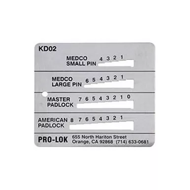 Pro-Lok KD02 Key Decoder – Medeco, Master & American