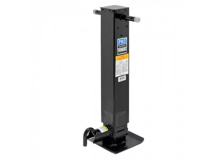 Pro Series Square Trailer Jack, No Mount, 12,000 lbs. Support Capacity, Sidewind, Weld-On, 12-1/2 Inch Travel• 1400980376