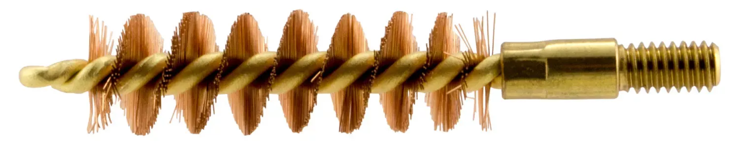 Pro-Shot Bore Brush9mm Pistol Firearm 8-32 Thread Brass 1.75″ Long Bronze Bristles”