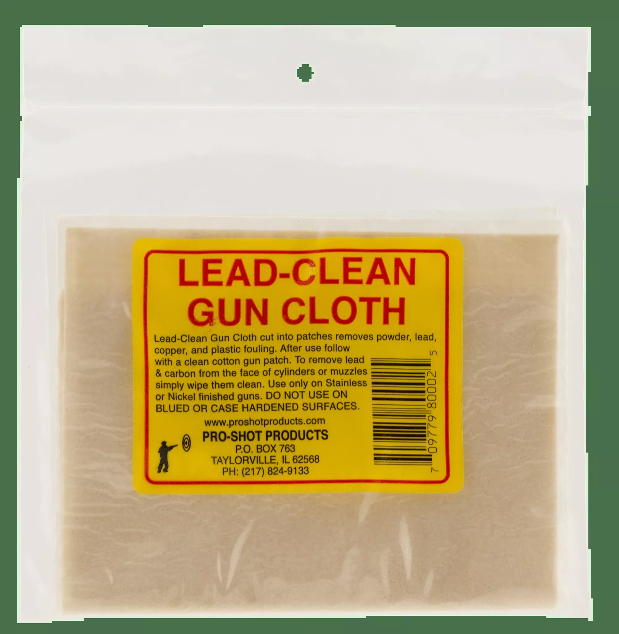 Pro-shot Lead Clean, Proshot LccLead Clean Gun Cloth