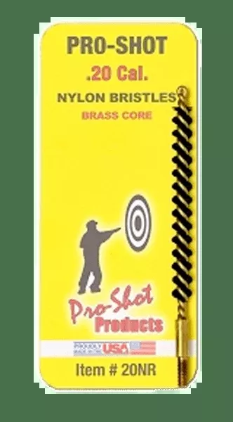 Pro-shot Nylon Bore Brush, Proshot 20nr Rfl Nylon Brush 20cal