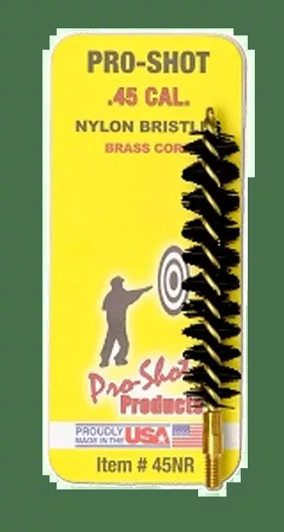 Pro-shot Nylon Bore Brush, Proshot 45nr Rfl Nylon Brush 45cal