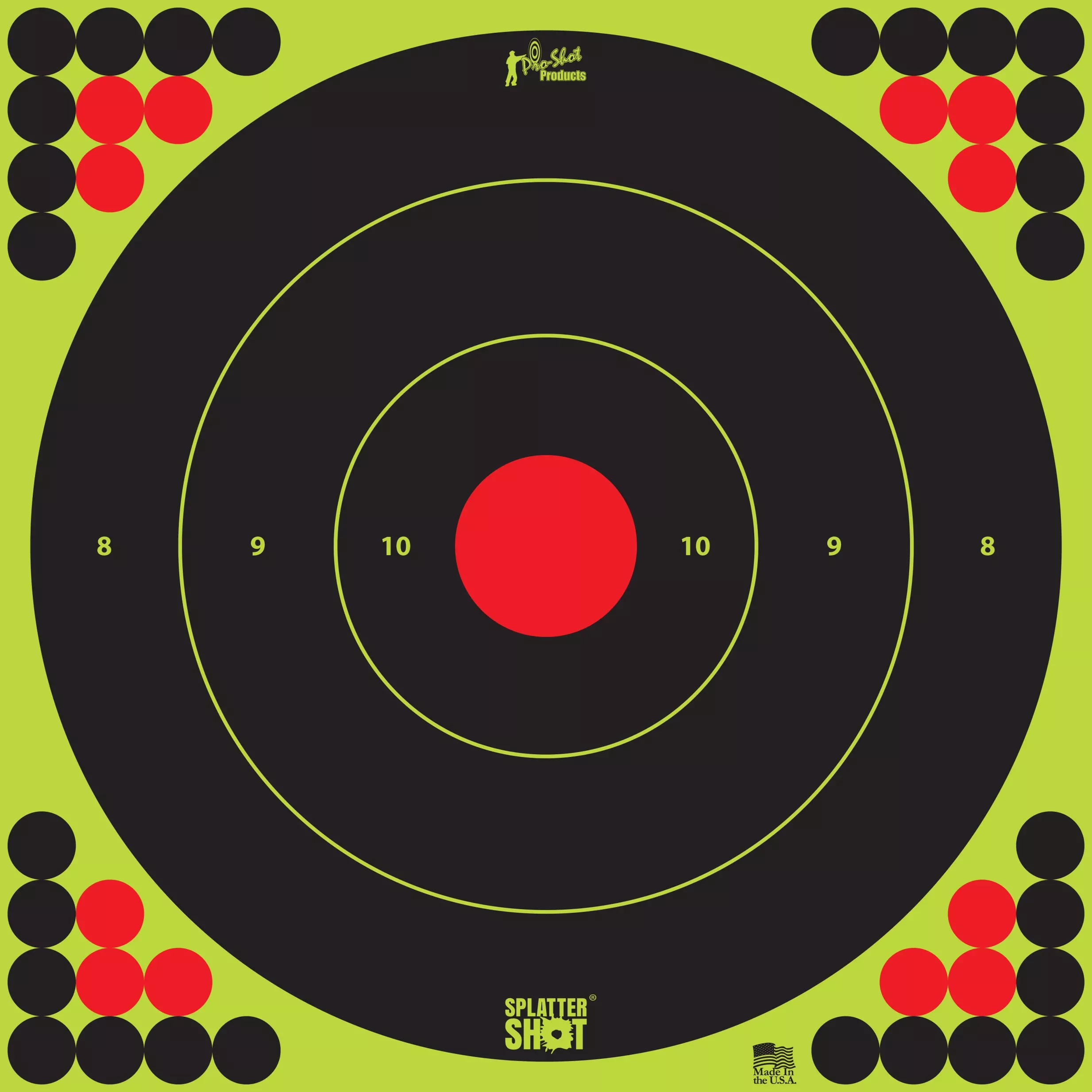 Pro-shot Splattershot, Proshot Longrange17.25-5pk17.25″ Splt Bullseye