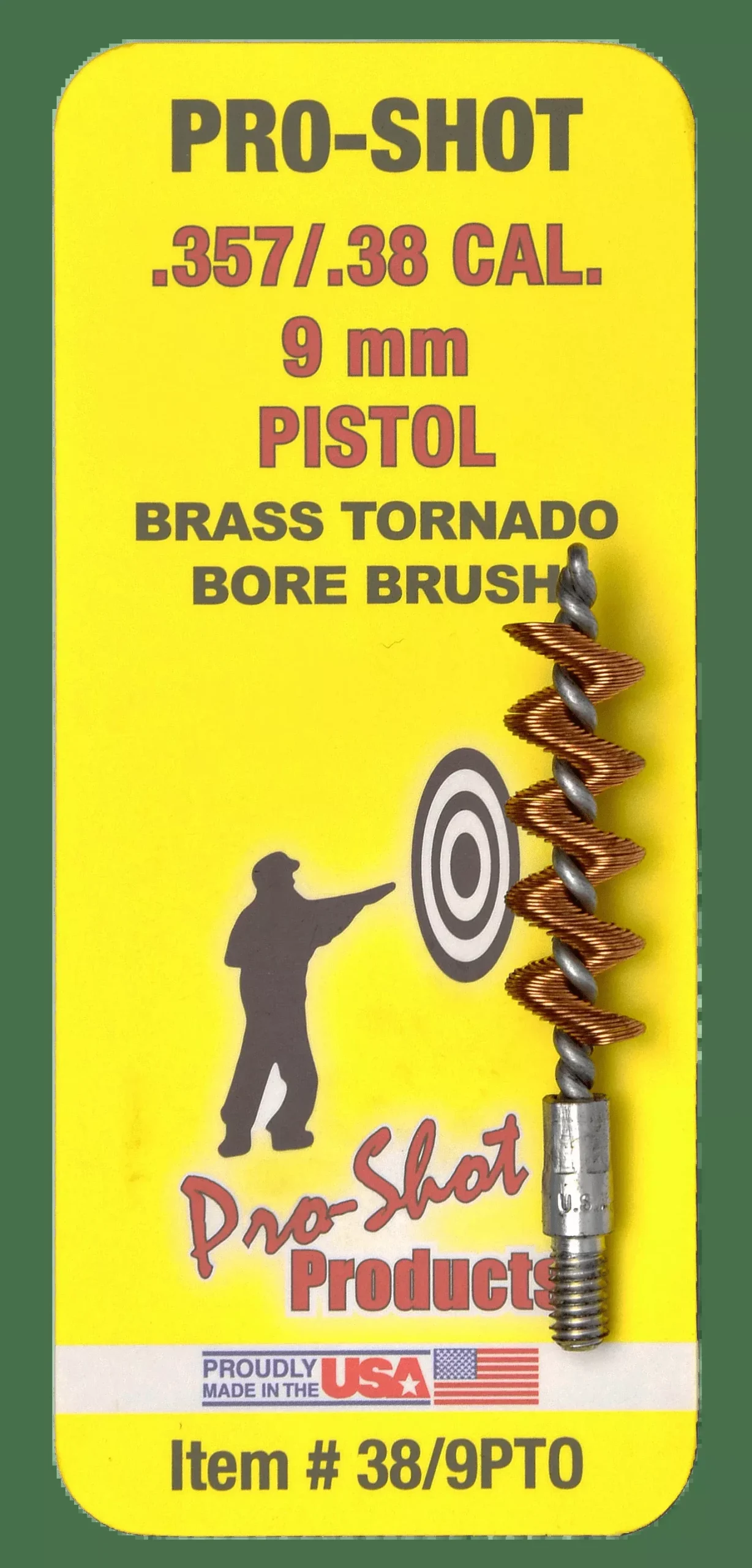 Pro-shot Tornado, Proshot 38/9pto 38/9mm Pstl Tornado Bore Brush