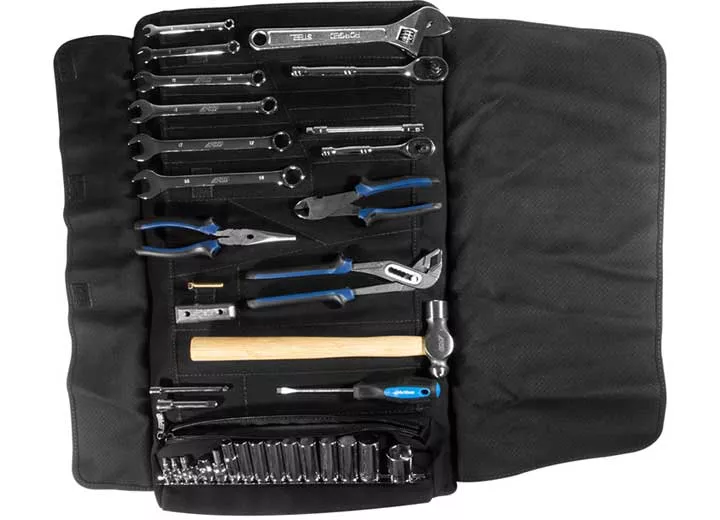 PRP RZR Roll-Up Tool Bag w/ 39 Piece Tool Kit• E98