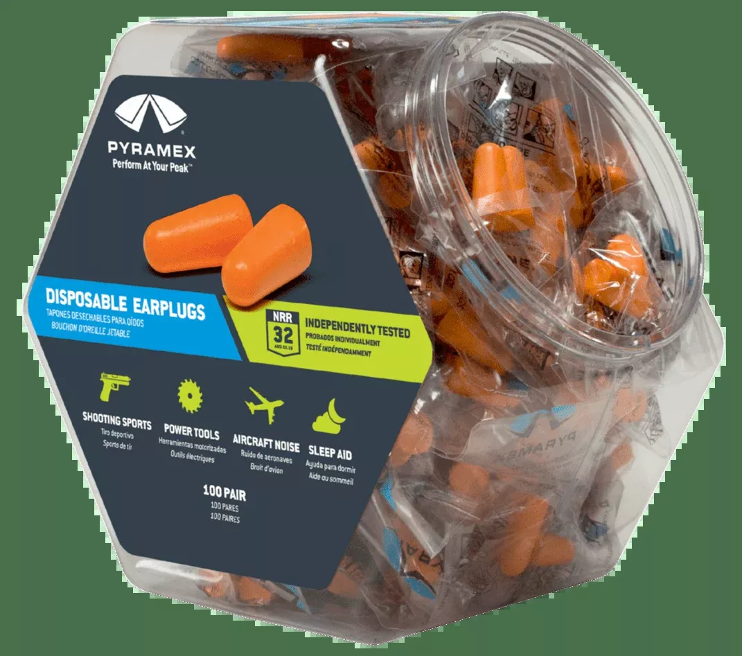Pyramex Disposable, Pyra Pydp1000bnEarplug Bin 100pair