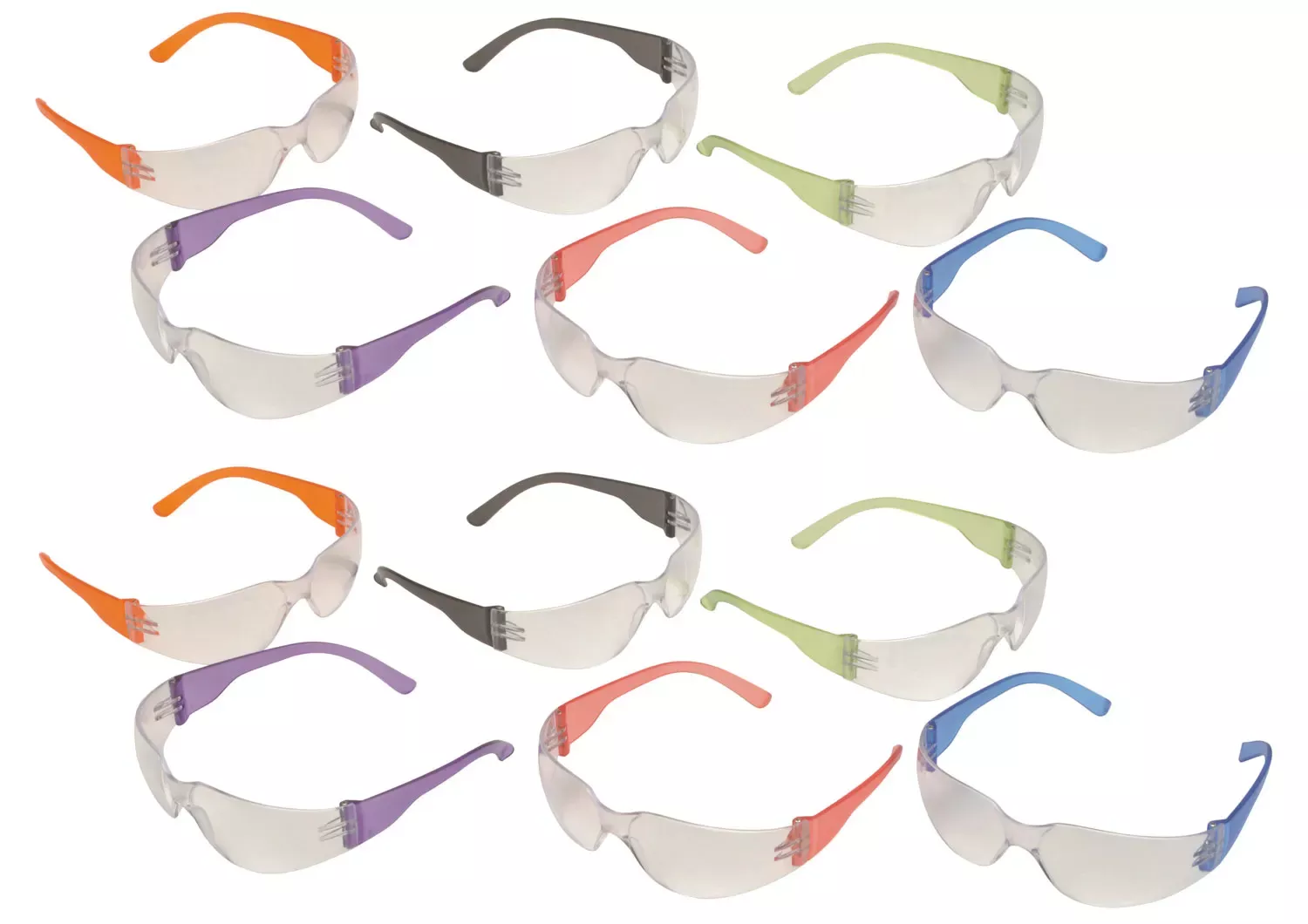 Pyramex Intruder Glasses Anti-Scratch Polycarbonate Clear Lens
